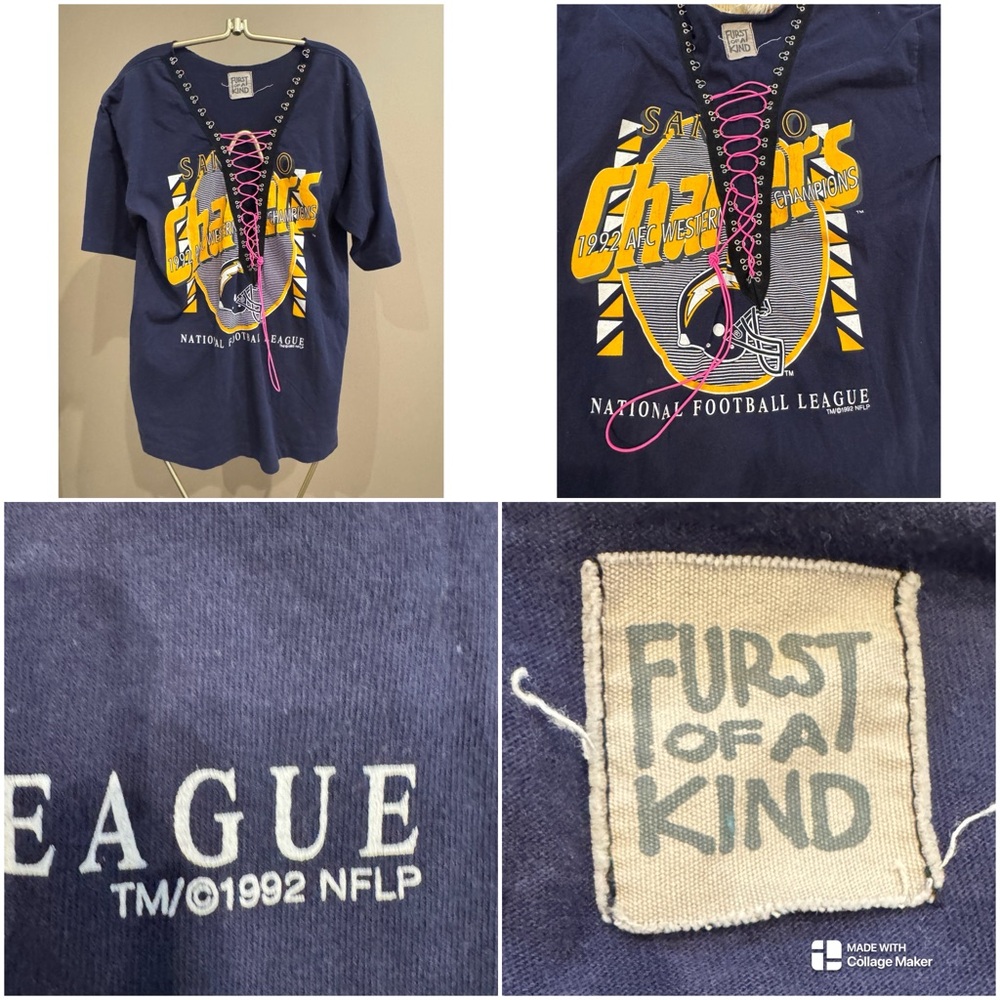 First of a Kind 1992 Chasers National Football League tee